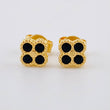 Topos Flor Trebol 1.7 g / in / 6 mm Oro Amarillo 18K