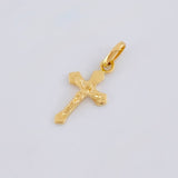 Dije Cruz Cristo 0.85 g / 3/4 in Oro Amarillo 18K