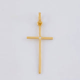 Dije Cruz 0.65 g / 1 1/4 in Oro Amarillo 18K
