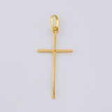 Dije Cruz 0.65 g / 1 1/4 in Oro Amarillo 18K