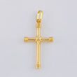 Dije Cruz 1.8 g / 1 1/4 in Oro Amarillo 18K