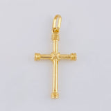 Dije Cruz 1.8 g / 1 1/4 in Oro Amarillo 18K