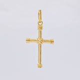 Dije Cruz 1.8 g / 1 1/4 in Oro Amarillo 18K