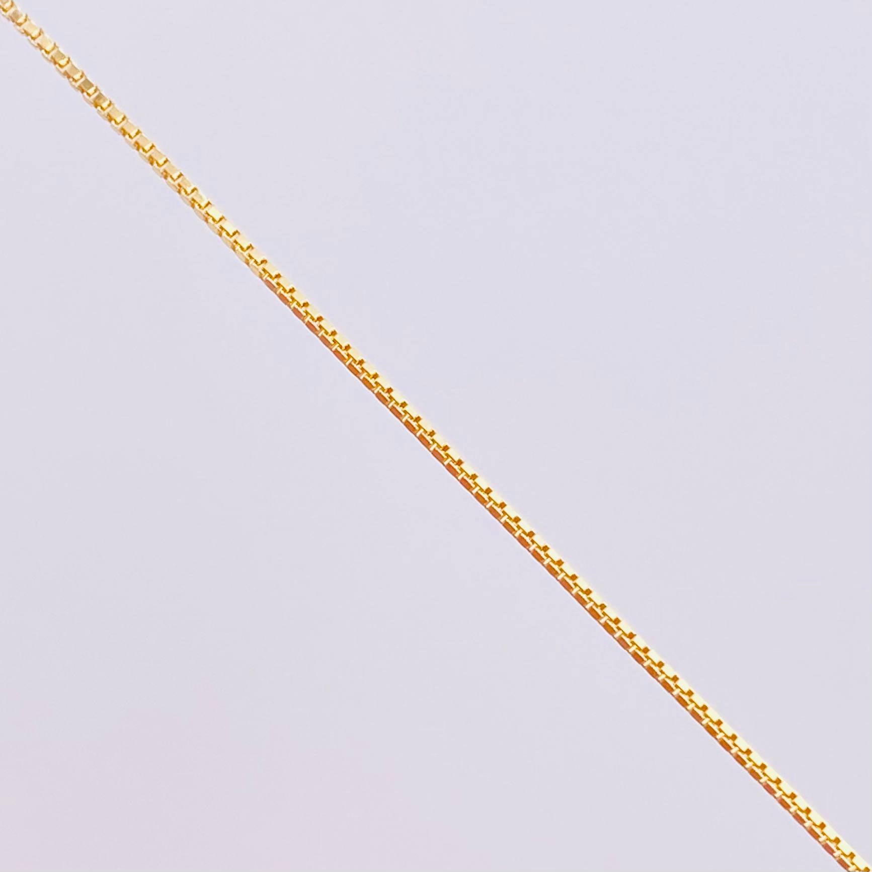 Set Venetian Chain + Pendant Miraculous Virgin / 1.5 g / 20 in 18K Yellow Gold