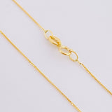 Venetian Chain Set + Miraculous Virgin Pendant / 1.45 g / 19 3/4 in 18K Yellow Gold