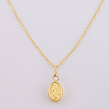 Venetian Chain Set + Miraculous Virgin Pendant / 1.45 g / 19 3/4 in 18K Yellow Gold