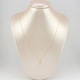 Set Cadena Veneciana + Dije Cruz / 1.35 g / 19 3/4 in Oro Amarillo 18K