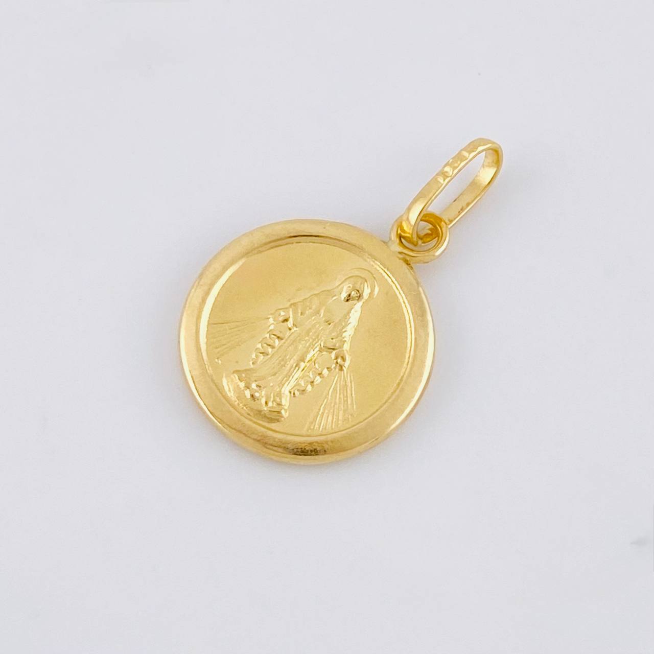 Pendant Virgin of the Miraculous 0.55 g / 3/4 in Yellow Gold 18K