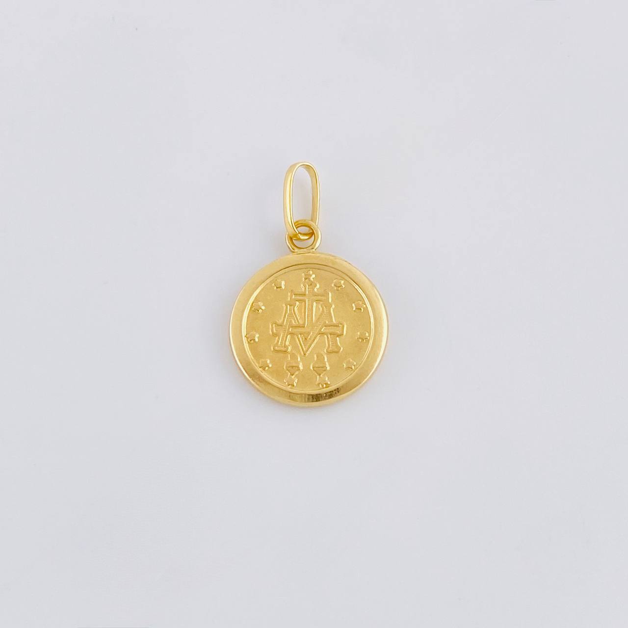 Pendant Virgin of the Miraculous 0.55 g / 3/4 in Yellow Gold 18K