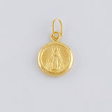 Dije Virgen De La Milagrosa 0.4 g / 1/2 in Oro Amarillo 18K
