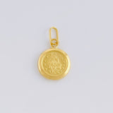 Dije Virgen De La Milagrosa 0.4 g / 1/2 in Oro Amarillo 18K
