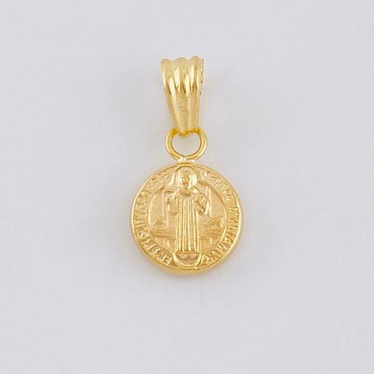 Dije San Benito 0.4 g / 1/2 in Oro Amarillo 18K