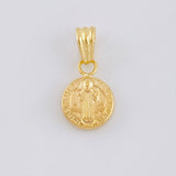 Dije San Benito 0.4 g / 1/2 in Oro Amarillo 18K