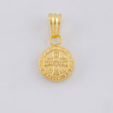 Dije San Benito 0.4 g / 1/2 in Oro Amarillo 18K