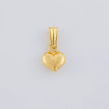 Dije Corazón 0.4 g / 1/2 in Oro Amarillo 18K