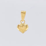 Dije Corazón 0.4 g / 1/2 in Oro Amarillo 18K