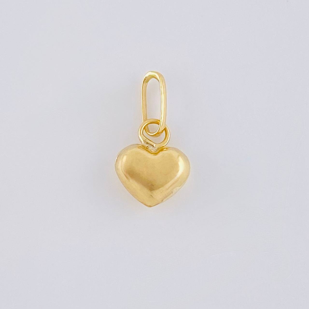 Dije Corazón 0.15g / 1/2 in Oro Amarillo 18K