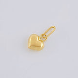 Dije Corazón 0.15g / 1/2 in Oro Amarillo 18K