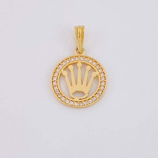 Dije Corona 1.55g / 3/4 in Oro Amarillo 18K