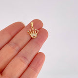 Pendant Crown 1.1g / 3/4 in 18K Yellow Gold