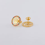 Topos Circulo Corona 2.85g / in / 14mm Oro Amarillo 18K