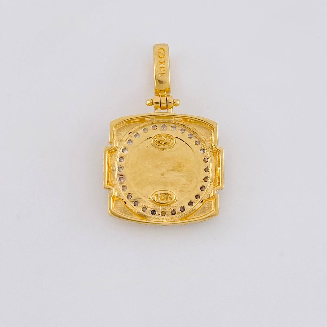 Pendant Crown 2.8g / 1 in Two-Tone Yellow White Gold 18K