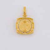 Pendant Crown 2.8g / 1 in Two-Tone Yellow White Gold 18K