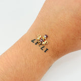 Herraje Pato Bolsa Dinero 1.45gr / 3/4 in / Dos Oros Amarillo Blanco 18K ©