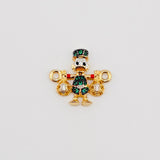 Herraje Pato Bolsa Dinero 1.5gr / 3/4 in / Dos Oros Amarillo Blanco 18K ©