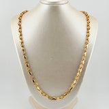 Cadena Rustica Trebol 78.65gr / 25 1/2 in / 5.6mm Oro Amarillo 18K ©