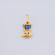 Duck Face Pendant 1.1gr / 3/4 in / Yellow Gold 18K