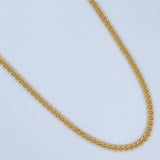 Cadena Cubana 11.4gr / 60cm / 3.6mm Oro Amarillo +0 18K $