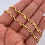 Cuban Links 7.65gr / 23.6in / 2.7mm 18K Gold +0$
