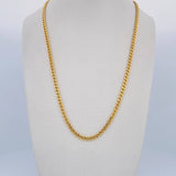 Cuban Links 7.65gr / 23.6in / 2.7mm 18K Gold +0$