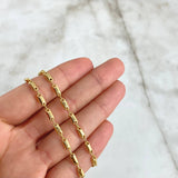 Rustic Chain Adige 9.35gr / 65cm / 3mm Polished 18K Yellow Gold