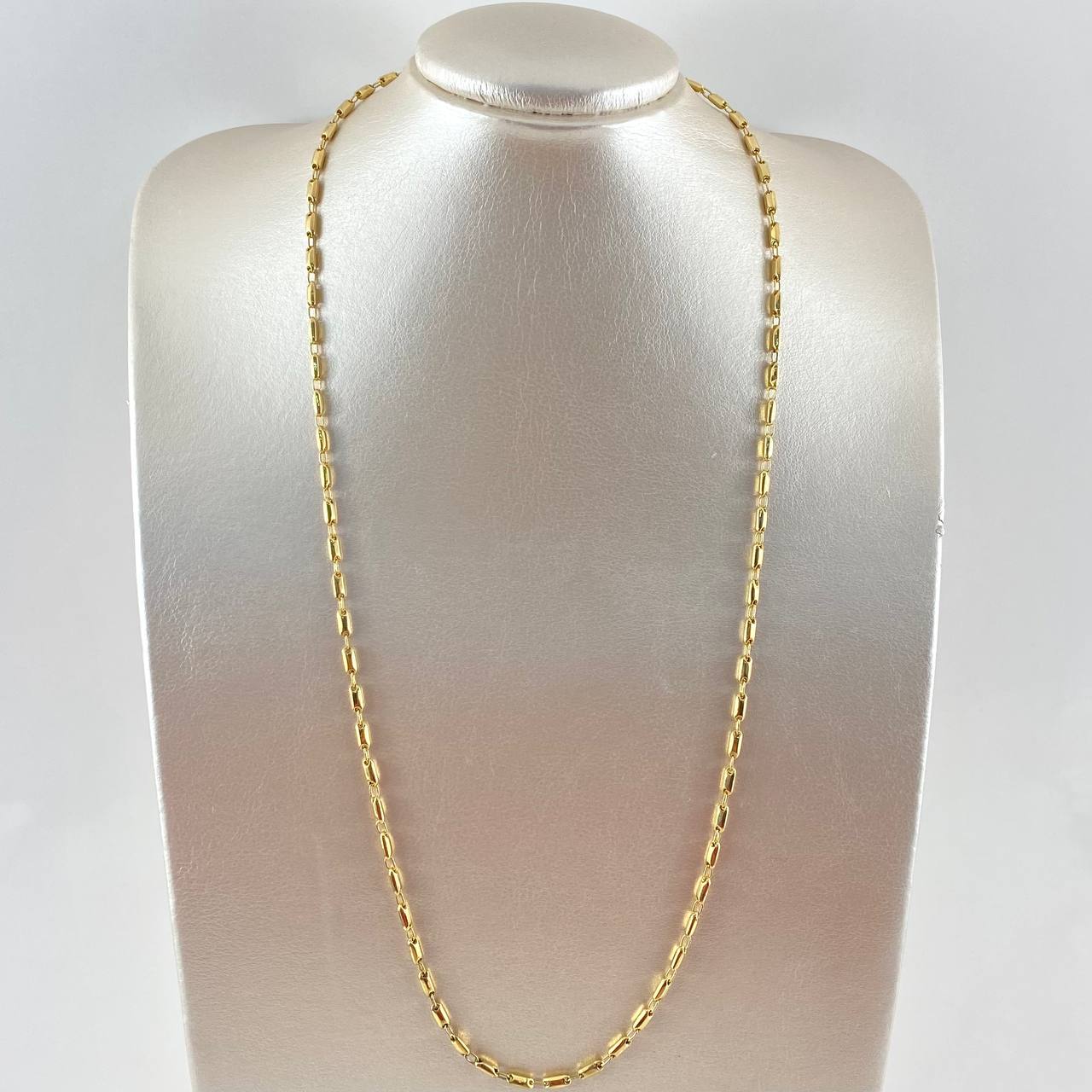 Rustic Chain Adige 9.35gr / 65cm / 3mm Polished 18K Yellow Gold