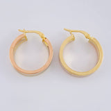 Candongas Adri Lisas 4 g / 1 in Tres Oros 18K