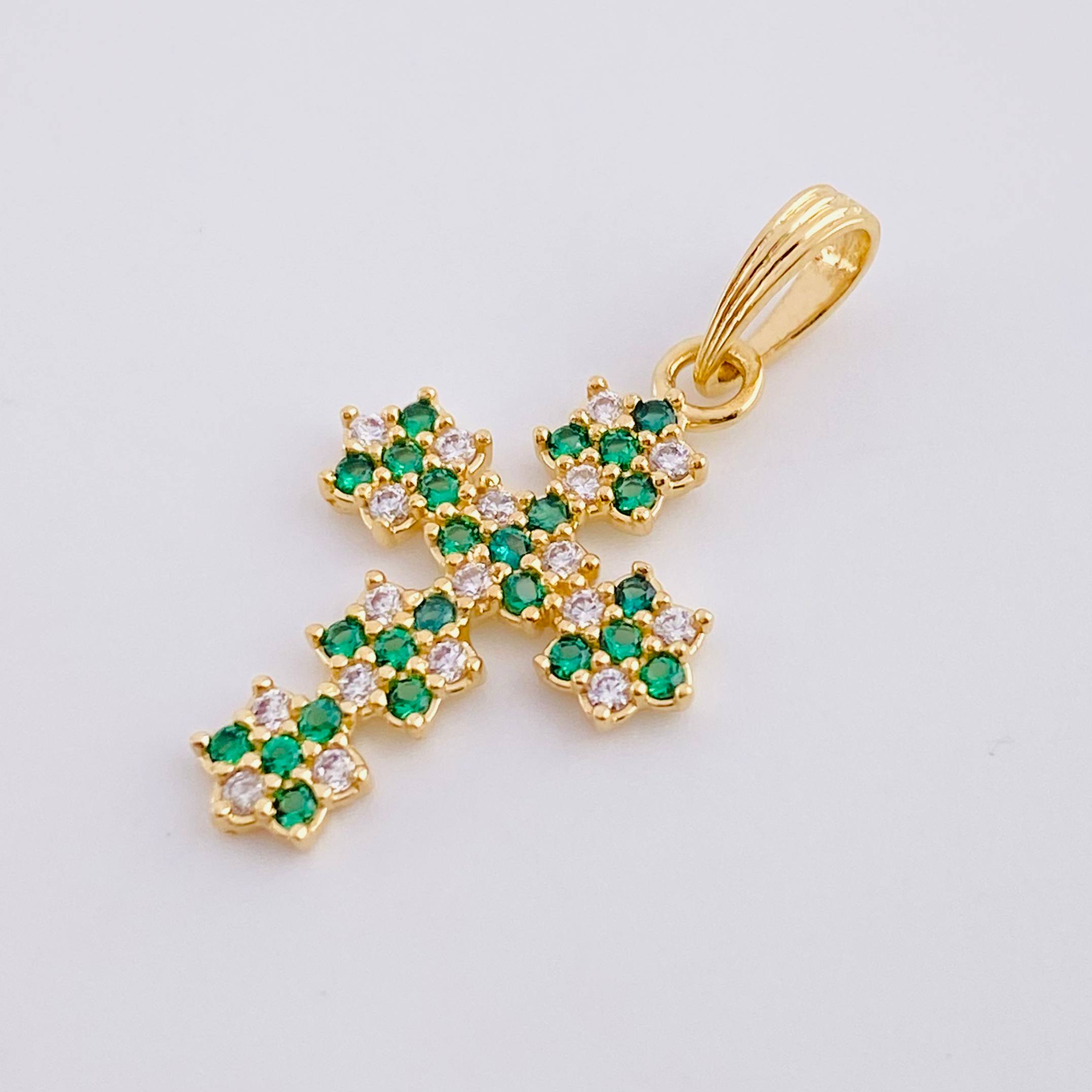 Dije Cruz Florenciana 1.45 g / 1 in Oro Amarillo 18K