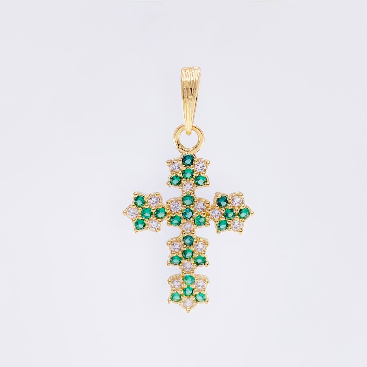 Dije Cruz Florenciana 1.45 g / 1 in Oro Amarillo 18K