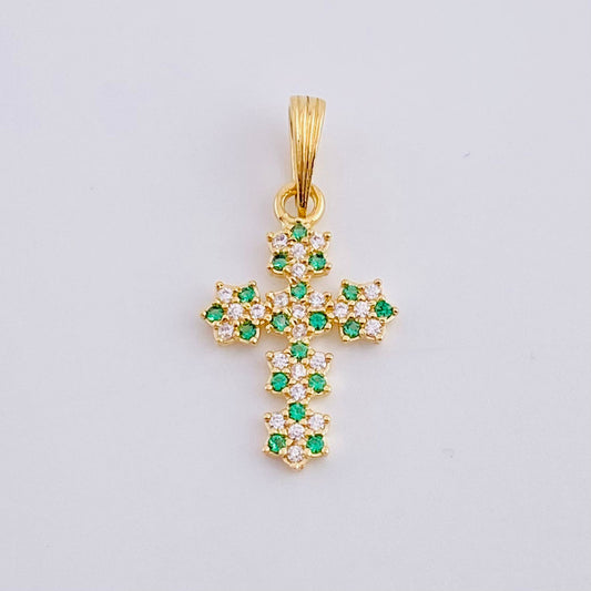 Dije Cruz Florenciana 1 g / 1 in Oro Amarillo 18K