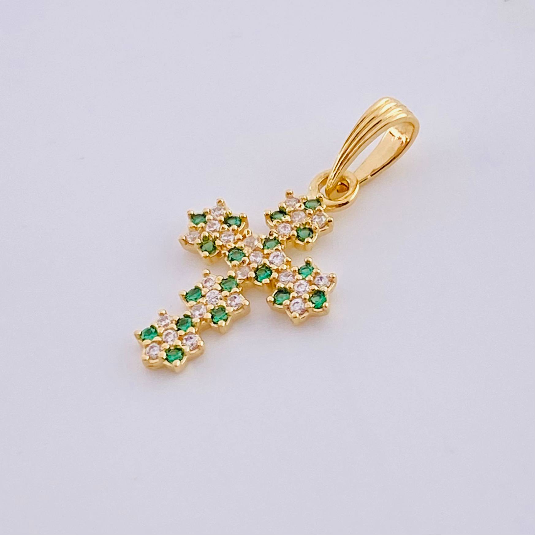Dije Cruz Florenciana 1 g / 1 in Oro Amarillo 18K