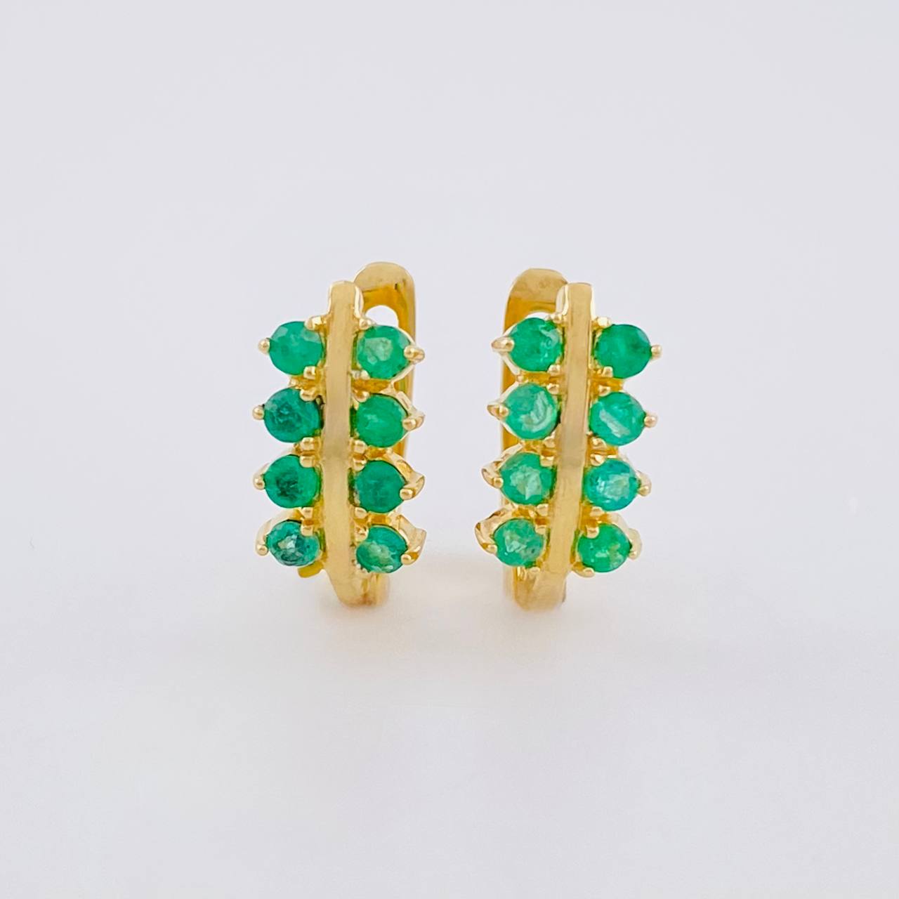 Hoop Earrings Gala 49Pts 2.45 g / 3/4 in Yellow Gold 18K