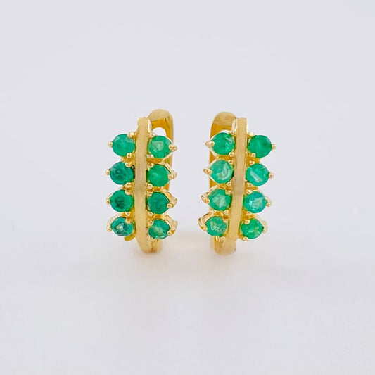 Hoop Earrings Gala 49Pts 2.45 g / 3/4 in Yellow Gold 18K