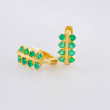 Hoop Earrings Gala 49Pts 2.45 g / 3/4 in Yellow Gold 18K