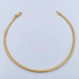 Pulso Serpiente 2.35gr / 18.3cm / 0.7mm Oro Amarillo +3 18K $