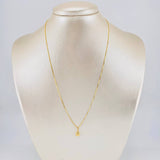 Venetian Chain Set + Heart Pendant / 1.3g / 16 in 18K Yellow Gold