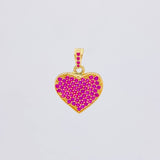 Dije Corazón 1.75g / 3/4 in Oro Amarillo 18K