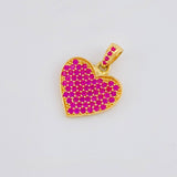 Dije Corazón 1.75g / 3/4 in Oro Amarillo 18K