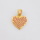 Dije Corazón 1.75g / 3/4 in Oro Amarillo 18K
