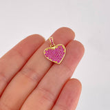 Dije Corazón 1.75g / 3/4 in Oro Amarillo 18K
